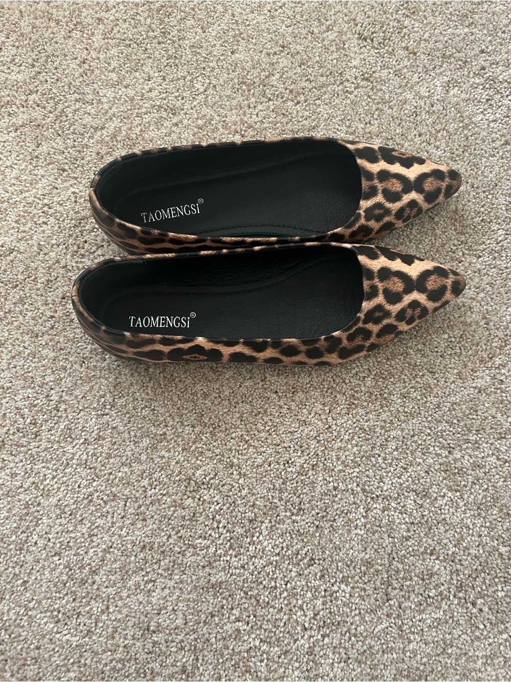 Leopard Print Ballet Flats - Picture 2 of 6